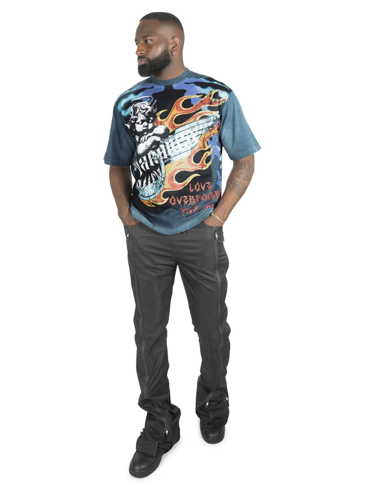 TEEK - Tee | F169 Fake Love - Blue TOPS TEEK MJ