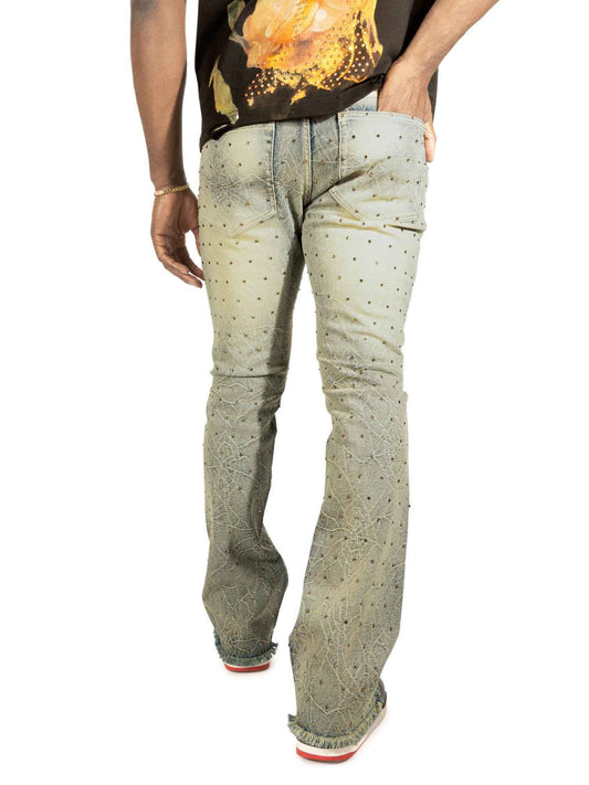 Jeans | F1764 Romano Stacked Stone Pants - Dirt Pants Makobi Jeans USA