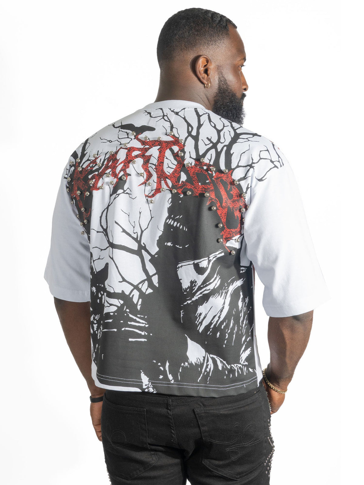 TEEK - Tee | F179 Heartless Cropped - White TOPS TEEK MJ