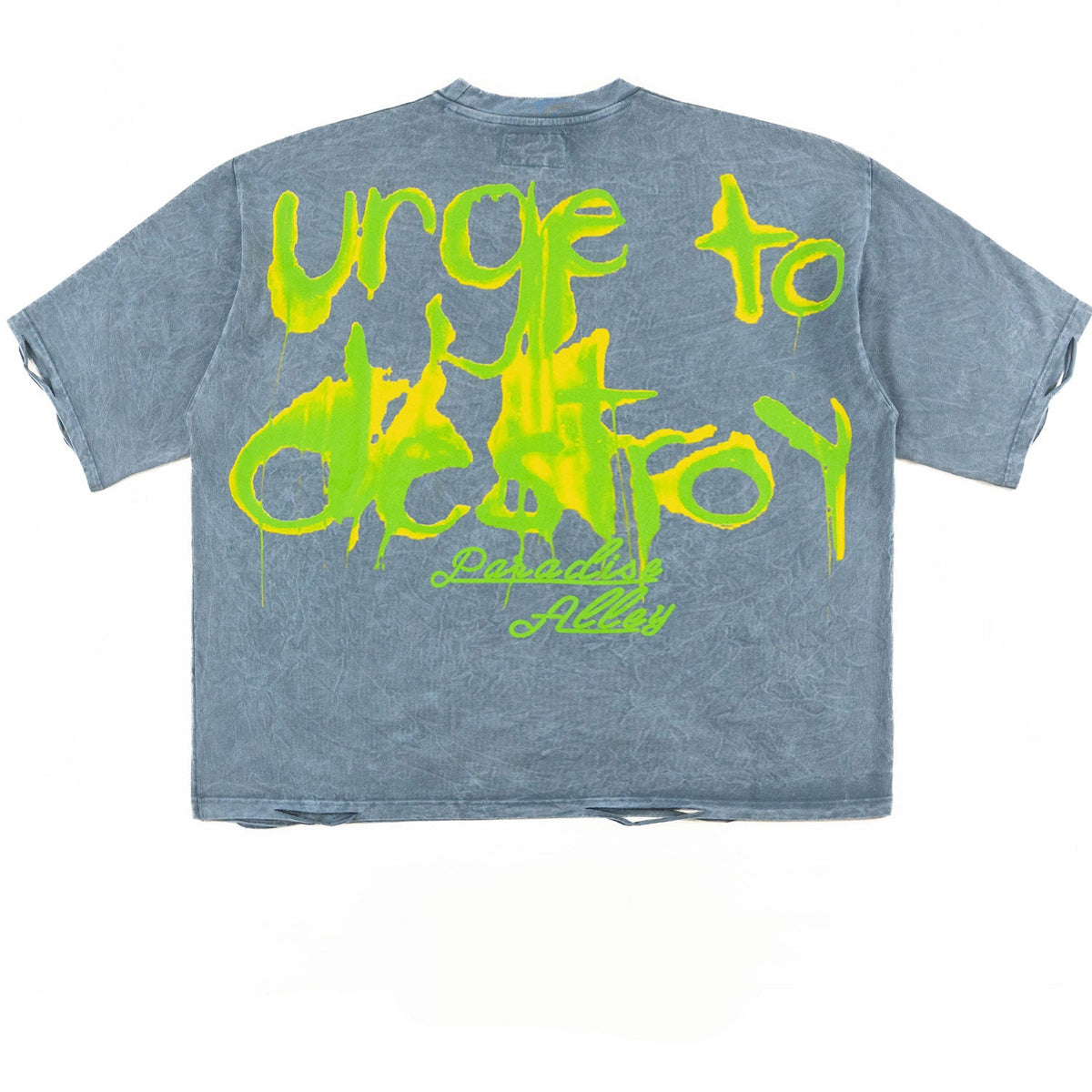 TEEK - F180 Crash Out Tee - Blue TOPS TEEK MJ