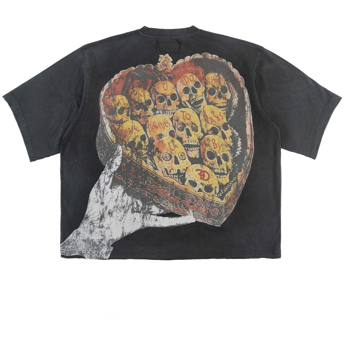 TEEK - Tee | F182 Hopeless Romantic Cropped - Black TOPS TEEK MJ