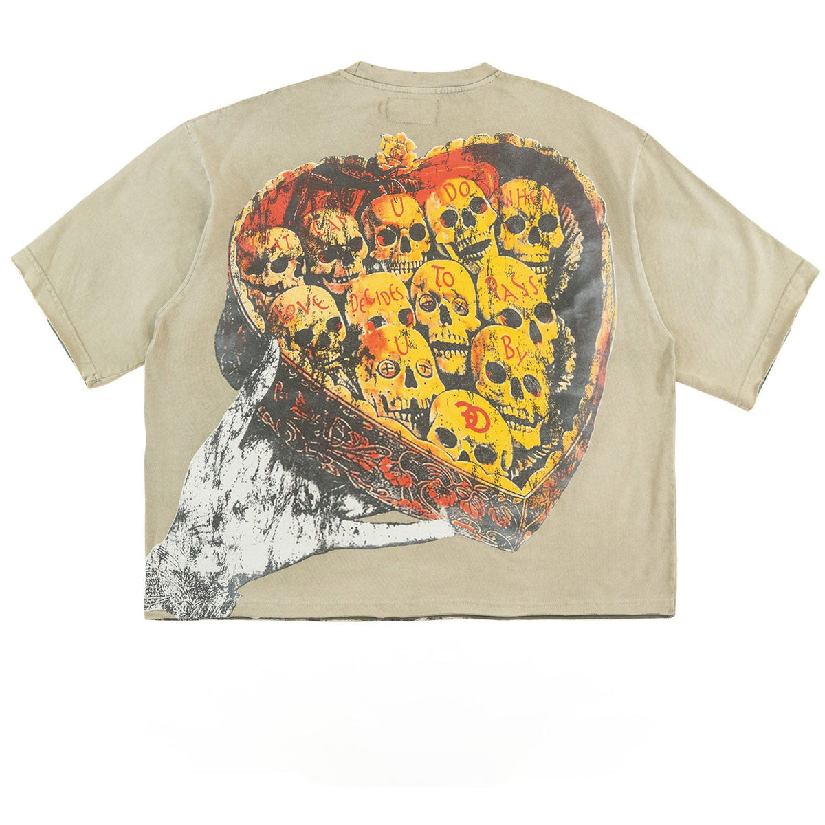 TEEK - Tee | F182 Hopeless Romantic Cropped Tee - Oat TOPS TEEK MJ