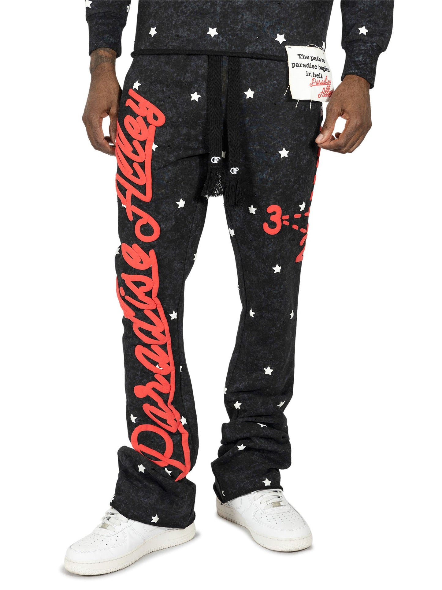 TEEK - F304 Paradise Alley Jogger Set - Black SET TEEK MJ