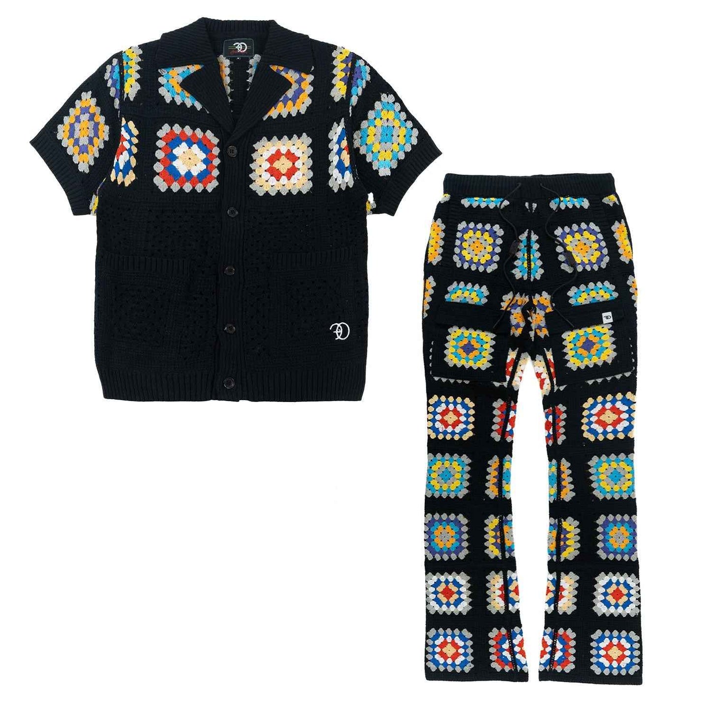 F342 Nuevo Riche Shirt - Black/Red Outfit Sets Makobi Jeans USA