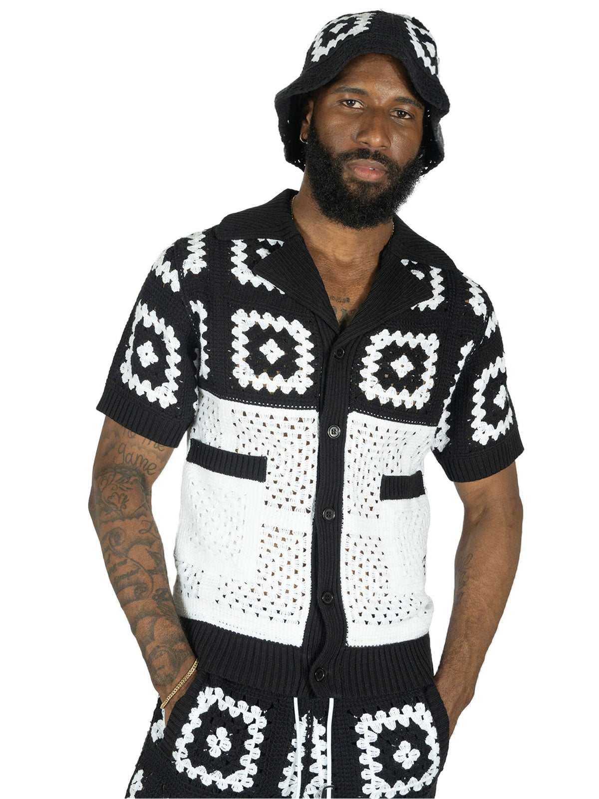 TEEK - F342 Nuevo Riche Shirt - Black TOPS TEEK MJ