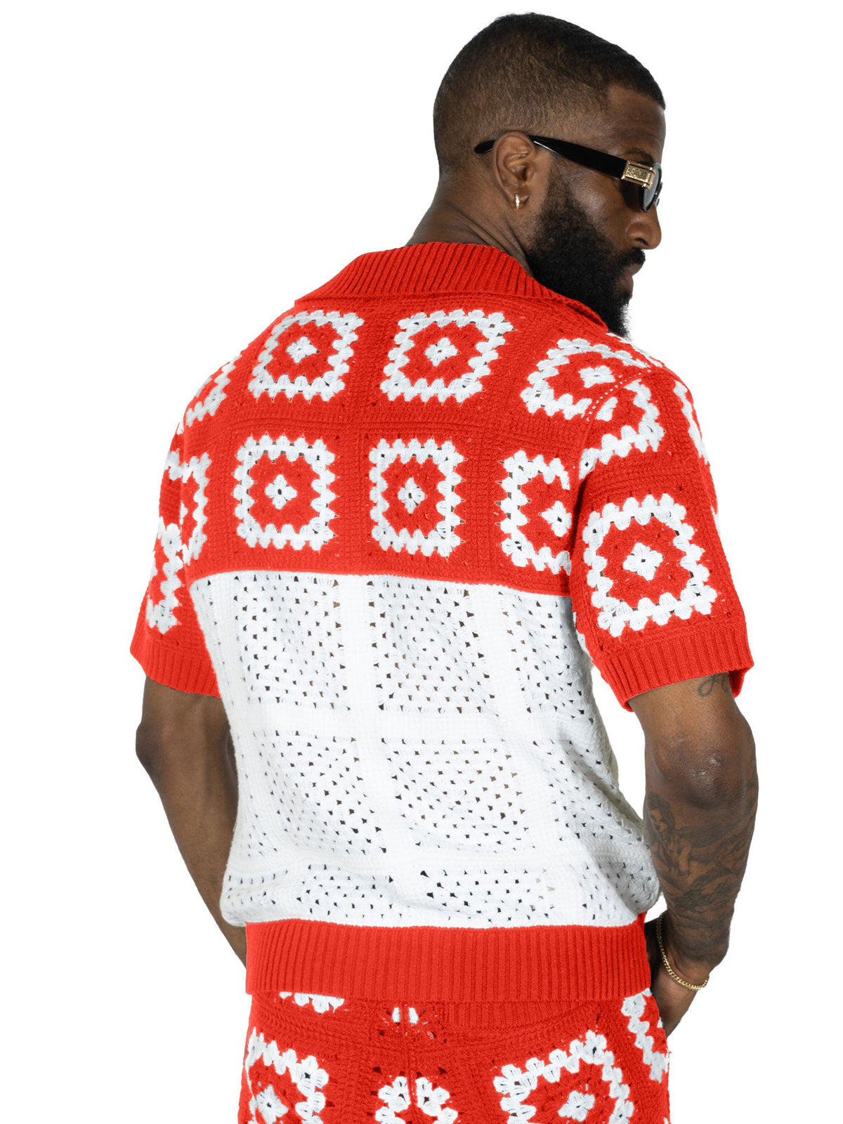 TEEK - F342 Nuevo Riche Shirt - Red TOPS TEEK MJ
