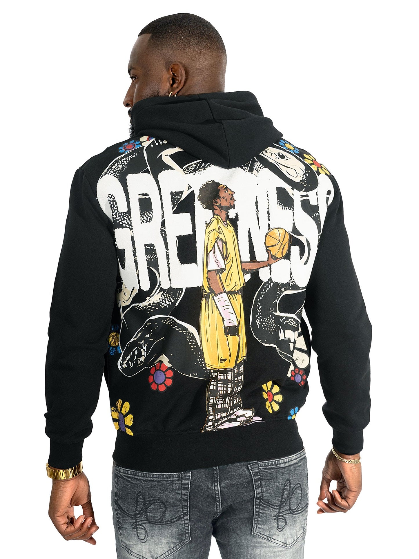 TEEK - Fleece Hoodie | F4136 Can't Rush Greatness Pull Over TOPS TEEK MJ