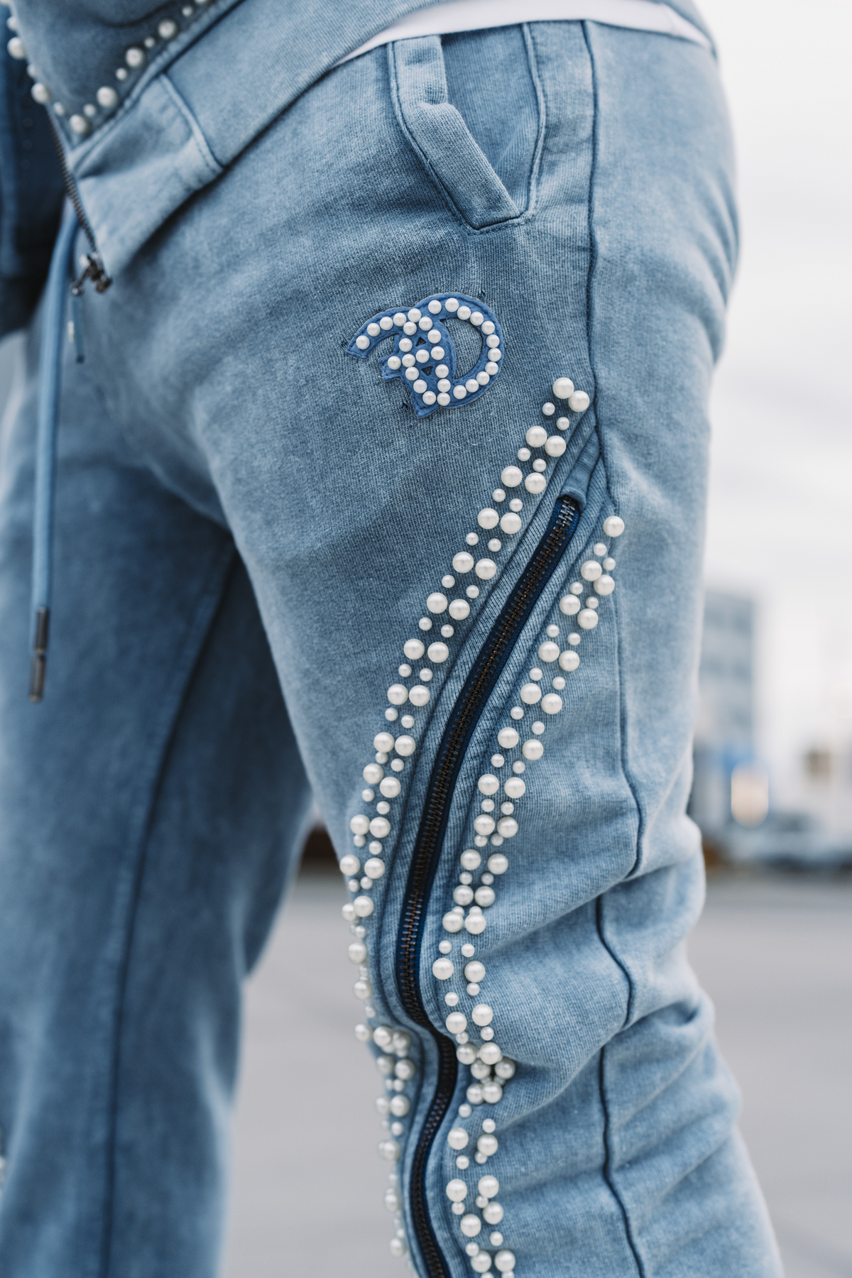 TEEK - Set | F5245 Blind Faith Hoodie Set - Blue SET TEEK MJ