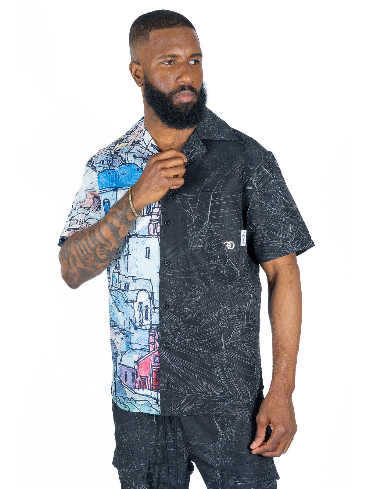 TEEK - F564 Monico Shirt - Black TOPS TEEK MJ