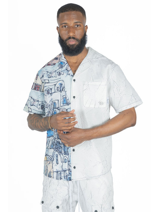 TEEK - F564 Monico Shirt - White TOPS TEEK MJ