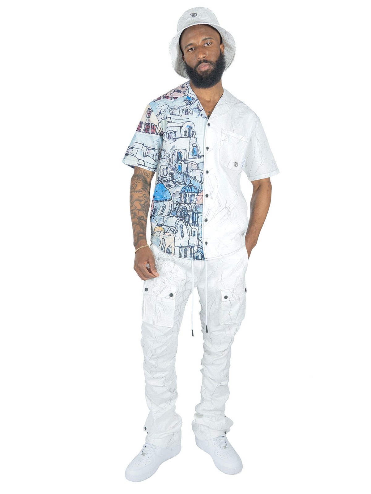 TEEK - F564 Monico Shirt - White TOPS TEEK MJ