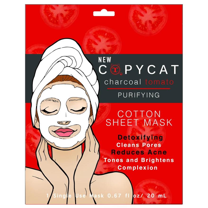 TEEK - CHARCOAL / TOMATO SINGLE MASK FM1 FACIAL SUPPLIES TEEK CB