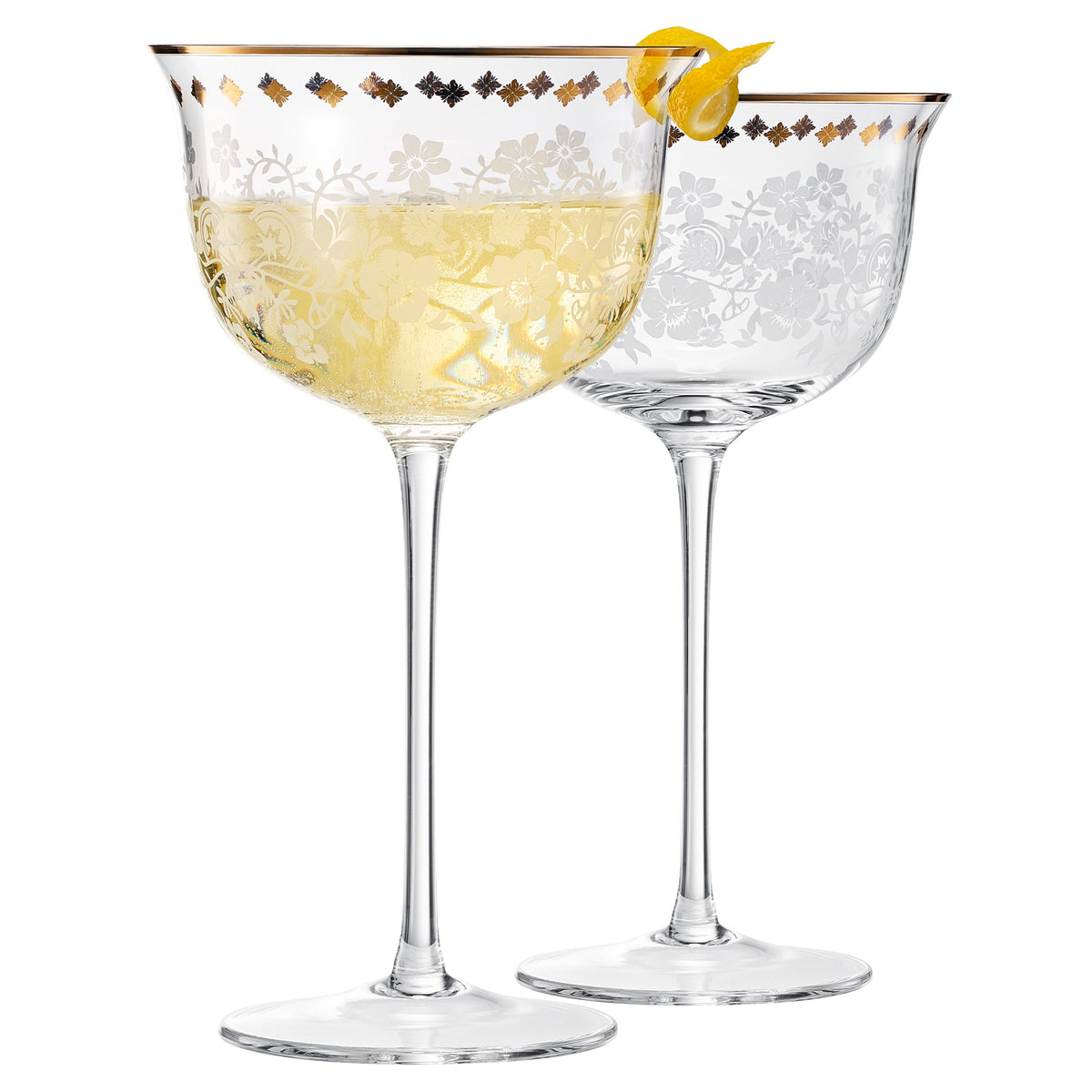 TEEK - Trevi Champagne Coupe Cocktail Glassware Set HOME DECOR TEEK KS
