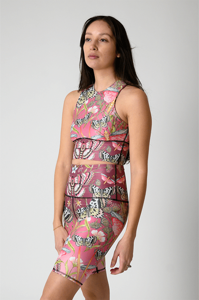 TEEK - Free Range Sports Bra - Pretty In Pink TOPS TEEK YD