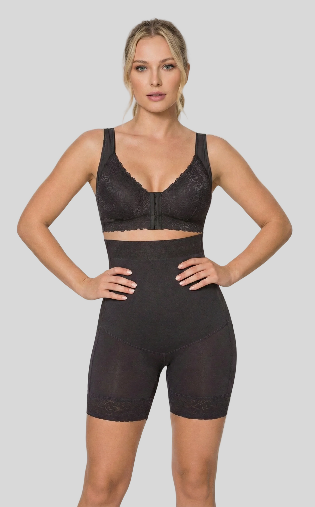 TEEK - Lace Support Bra LINGERIE Vs XS Black