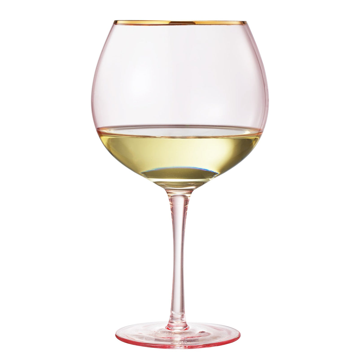 TEEK - Palazzo Stemmed Wine Glassware Set | Pink HOME DECOR TEEK KS