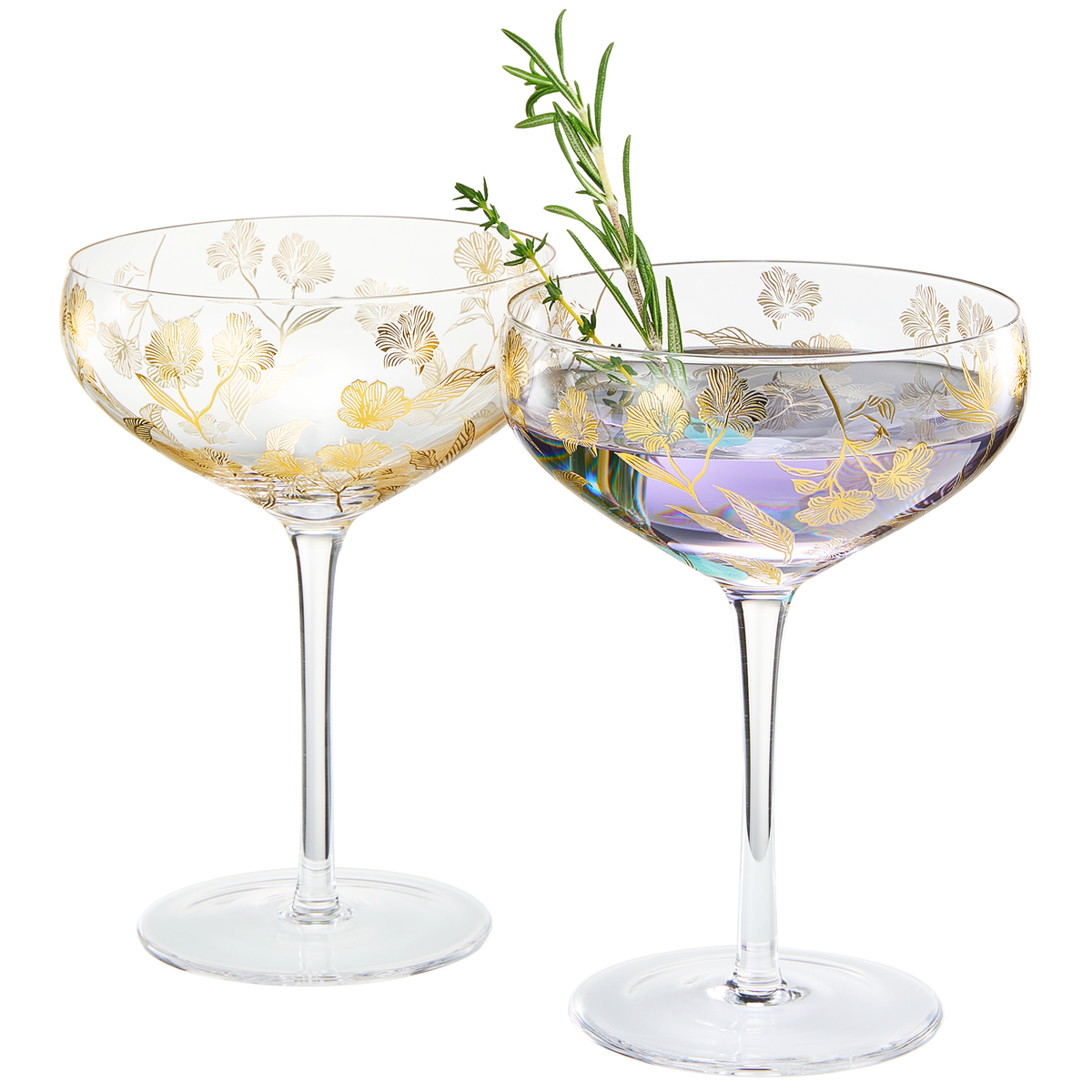 TEEK - Trevi Champagne Cocktail Glassware Set HOME DECOR TEEK KS