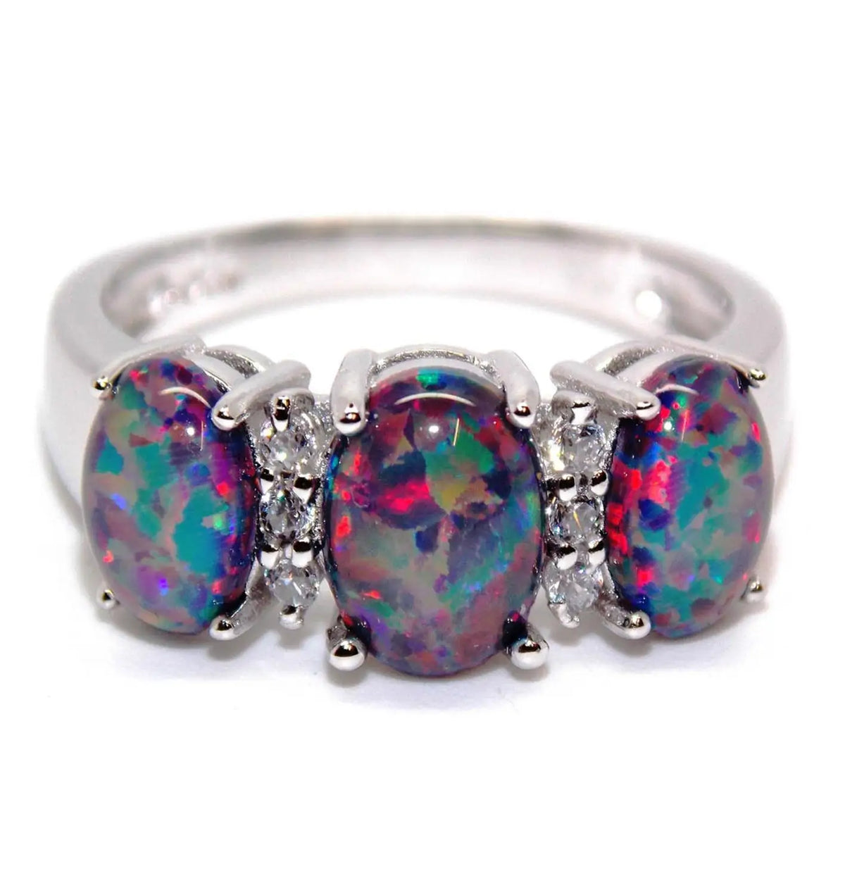 TEEK - 925 Sterling Silver Black Opal Ring JEWELRY theteekdotcom 6