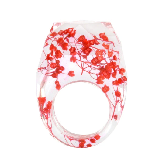 TEEK - Transparent Scenery Handmade Dried Flower Ring JEWELRY theteekdotcom 12 6