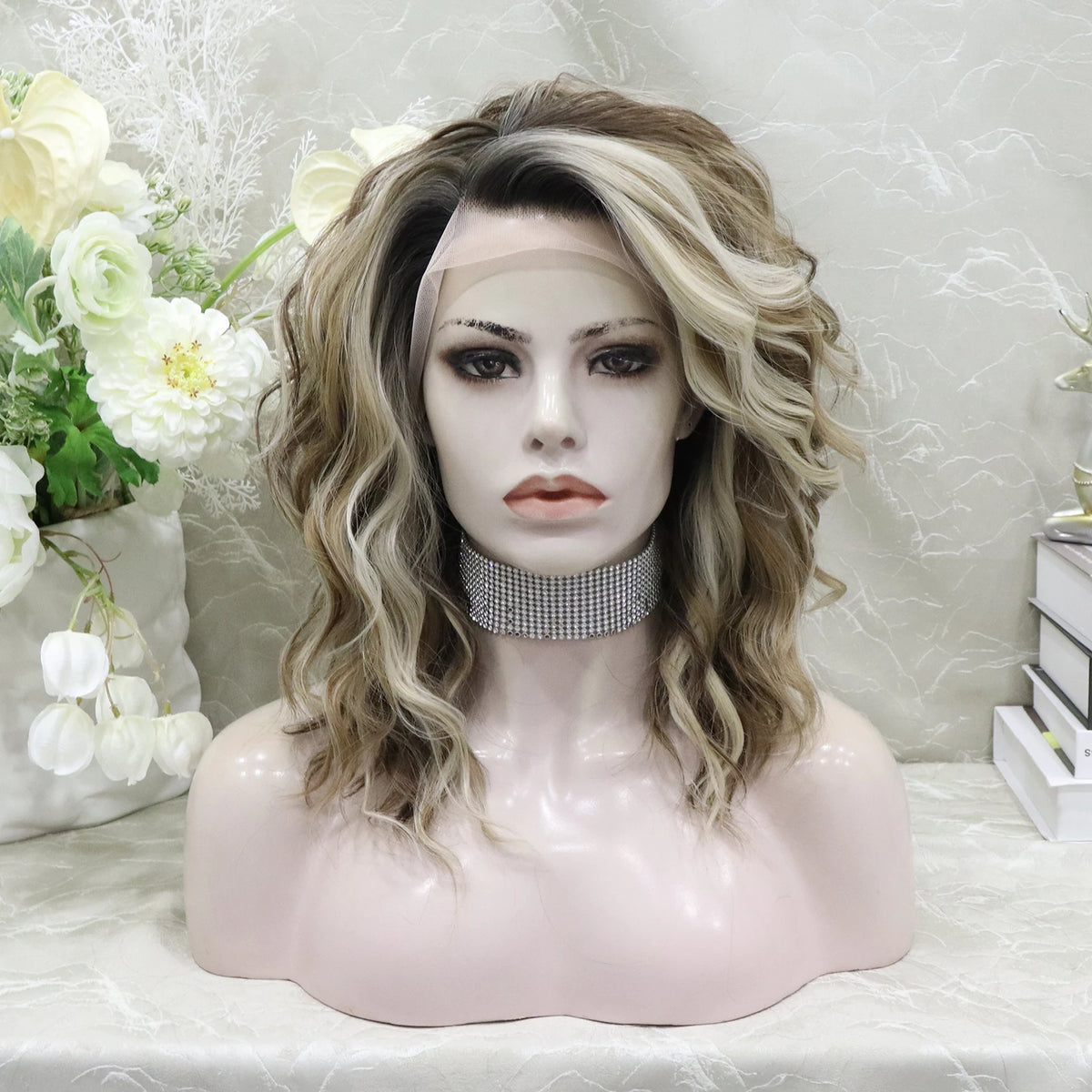 TEEK - Long Wig Highlight Honey Blond Lace Front Wig HAIR theteekdotcom N17-2112 26 Inches