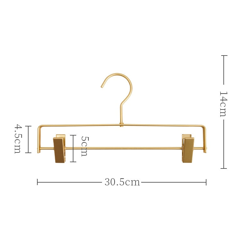 TEEK - 5pcs Metallic Trouser Hangers HOME DECOR theteekdotcom