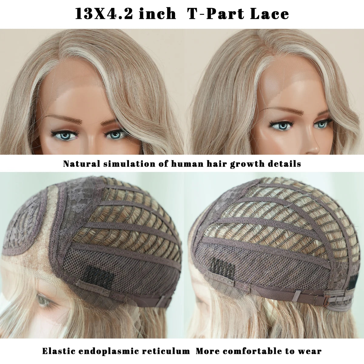 TEEK - Dark Rooted Lace Front Body Wavy Wigs HAIR theteekdotcom