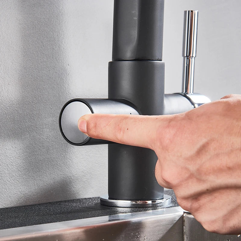 TEEK - Pull Down Purification Filter 360 Swivel Kitchen Faucet HOME DECOR theteekdotcom
