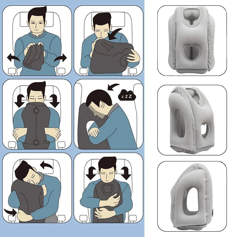 TEEK - PVC Inflatable Travel Sleeping Pillow HOME DECOR theteekdotcom