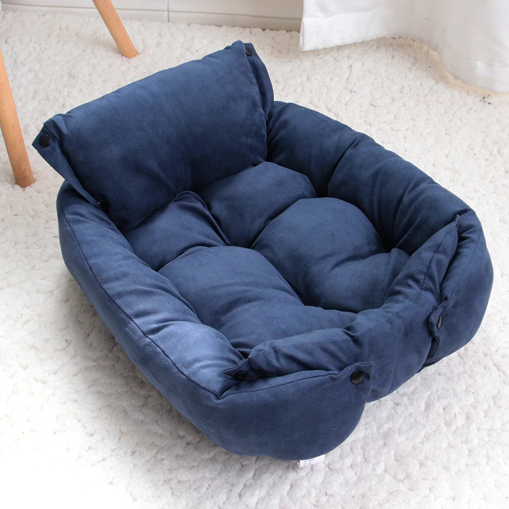 TEEK - Multifunction 3 IN 1 Dogs Sofa Bed PET SUPPLIES theteekdotcom Blue S