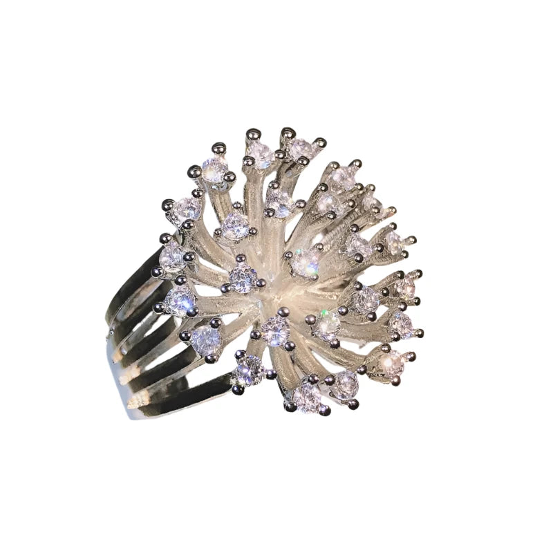 TEEK - Sterling Dandelion Ring JEWELRY theteekdotcom