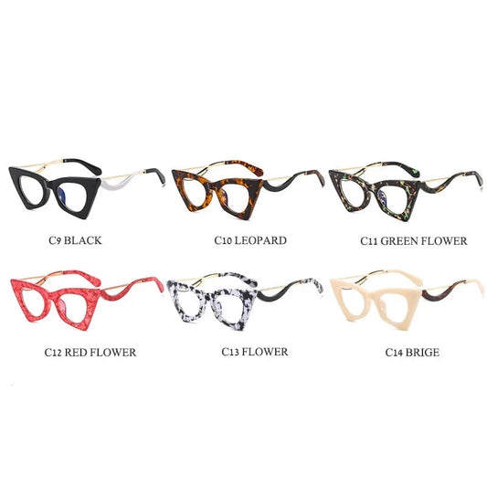 TEEK - Cat Eye Bar Clear Eyeglasses EYEGLASSES theteekdotcom