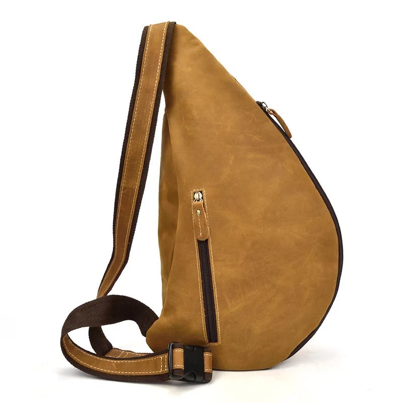 TEEK - Large Size Genuine Leather Single Shoulder Backpack BAG theteekdotcom
