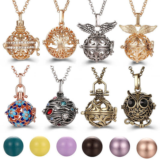 TEEK - Chime Angel Ball Locket Necklaces JEWELRY theteekdotcom