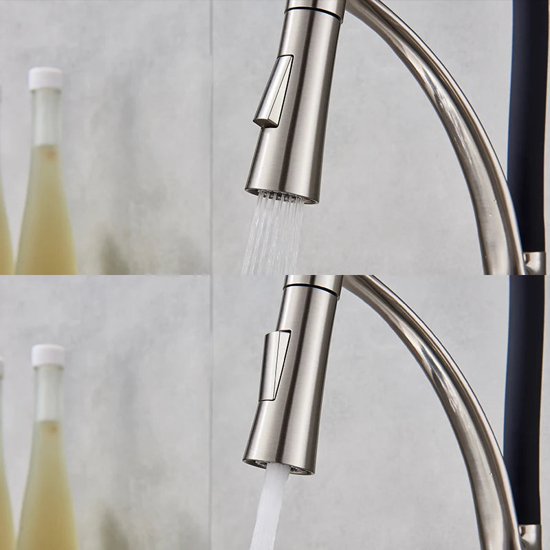 TEEK - LED Swivel Pull Down Kitchen Faucet Sink HOME DECOR theteekdotcom