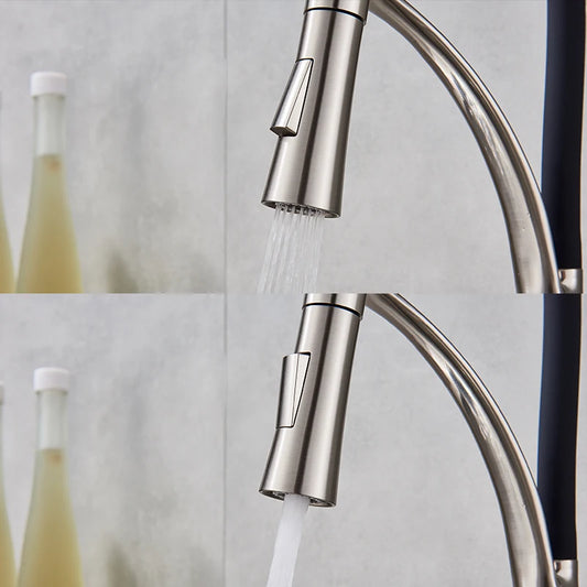 TEEK - LED Swivel Pull Down Kitchen Faucet Sink HOME DECOR theteekdotcom