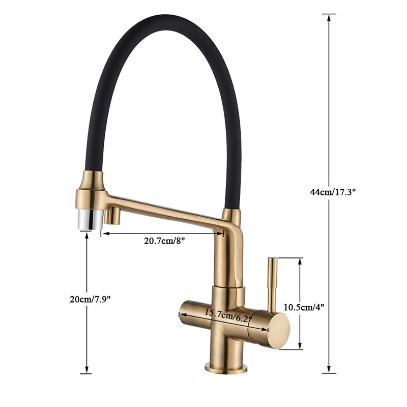 TEEK - Pull Down Purification Filter 360 Swivel Kitchen Faucet HOME DECOR theteekdotcom