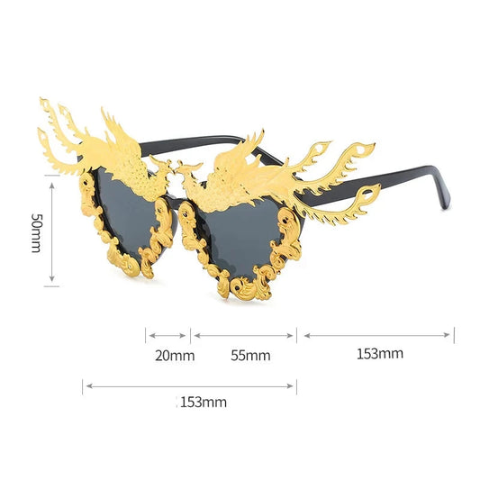 TEEK - Dragon or Phoenix Sunglasses EYEGLASSES theteekdotcom