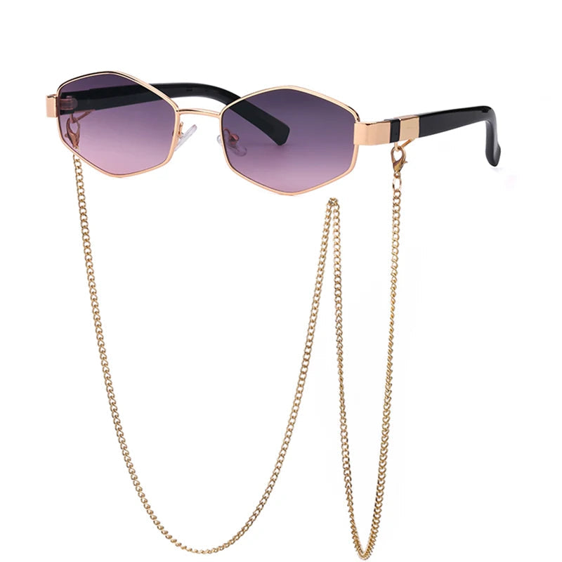 TEEK - Hello Hexagon Sunglasses EYEGLASSES theteekdotcom Purple