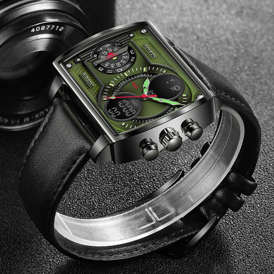 TEEK - Masculine Quartz Horizontal Wristwatch WATCH theteekdotcom