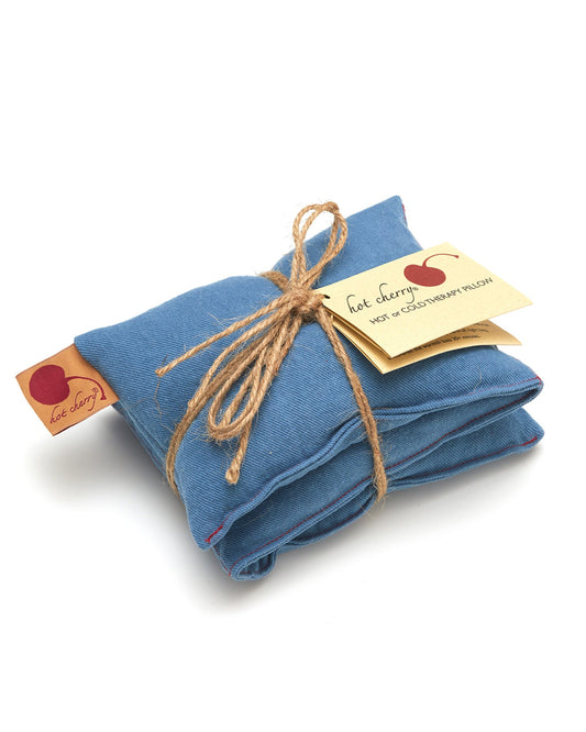 TEEK - Hot Cherry Neck Wrap Blue Denim PILLOW TEEK HCP