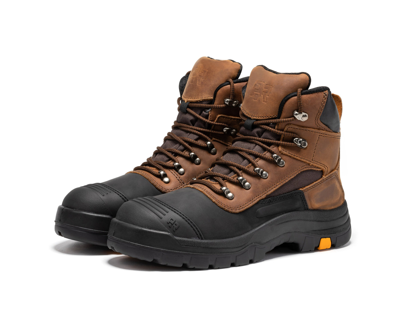 TEEK - ROCKROOSTER Sedona 6 IN Waterproof Steel Toe Leather Work Boots SHOES TEEK RRF