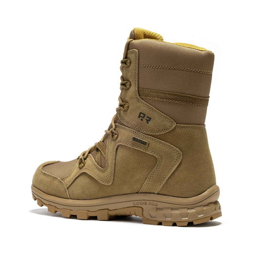 ROCKROOSTER Colmar Coyote 8 inch Suede Leather Waterproof Tactical & Military Boots AB520 Military & Tactical Boots Rock Rooster Footwear Inc
