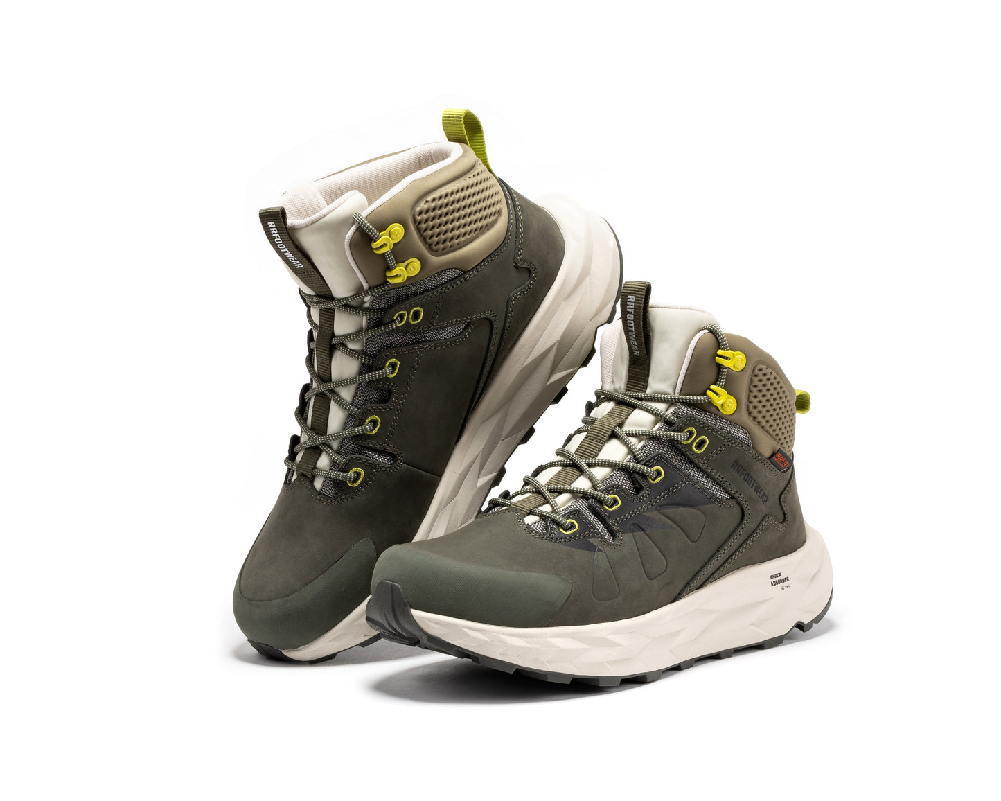 ROCKROOSTER Farmington Green 6 Inch Waterproof Hiking Boots with VIBRAM® Outsole OC21033 Hiking Boots Rock Rooster Footwear Inc