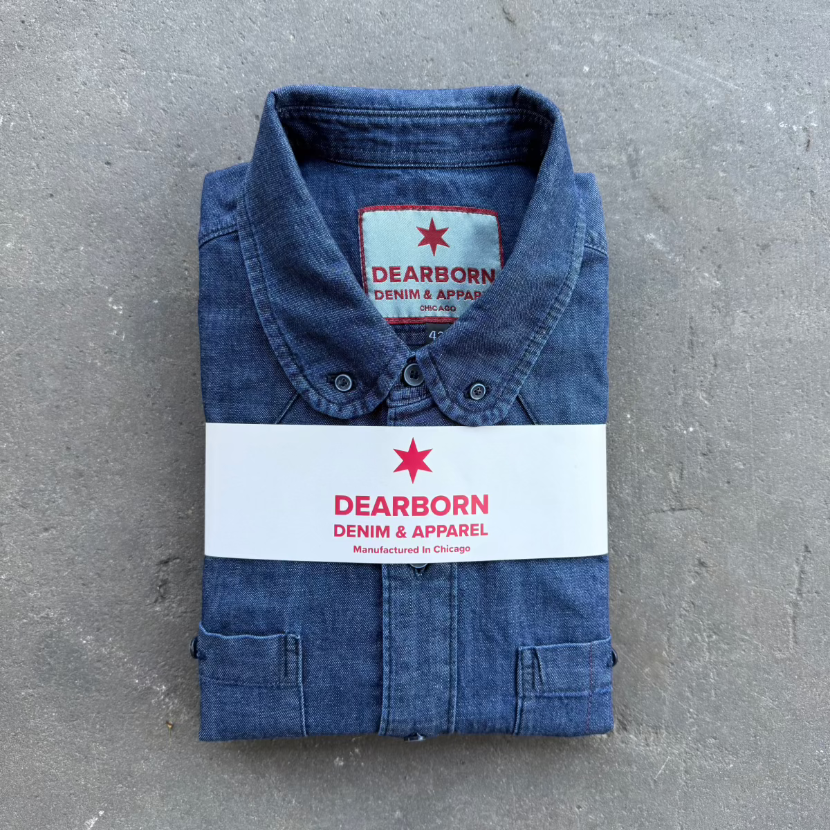 TEEK - Chicago Club Button Down - Indigo TOPS TEEK DDA