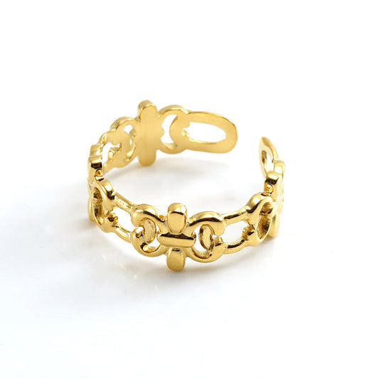 TEEK - Gold Living Rings JEWELRY TEEK K Pattern A