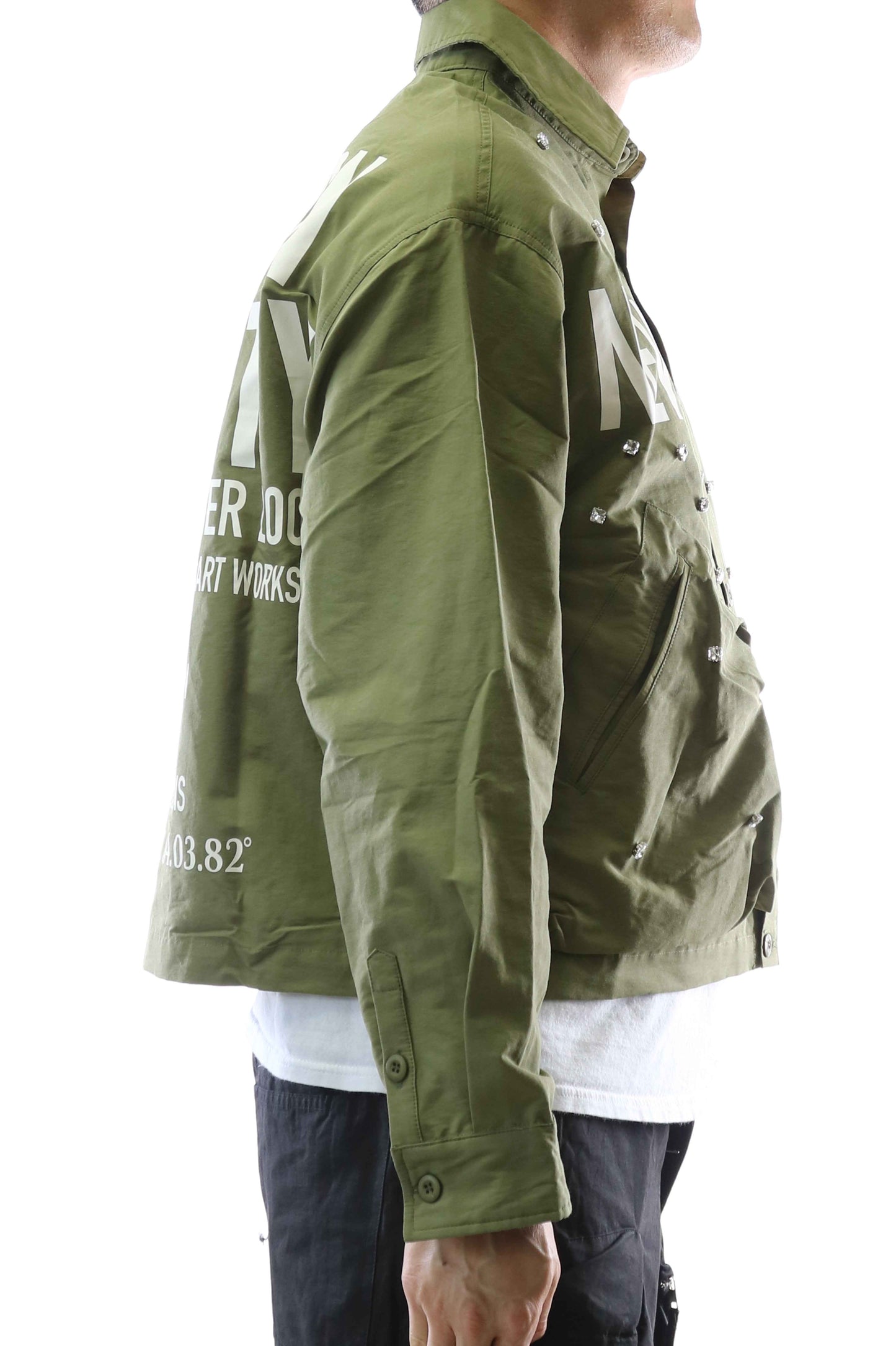 TEEK - VONT Twill Blended Nylon Crop Top Jacket JACKET TEEK LTK