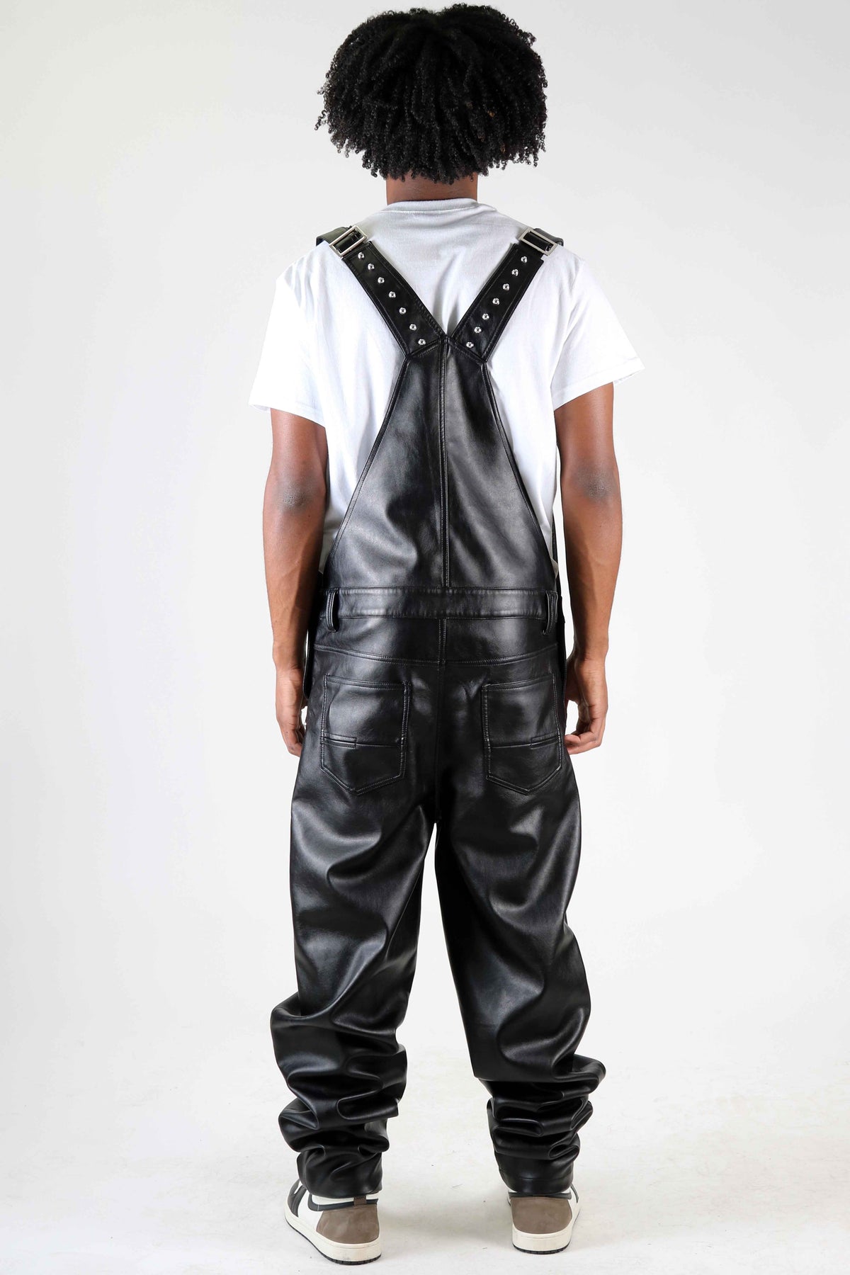 TEEK - DRAKON Fine Faux Leather Overall Pants PANTS TEEK LTK