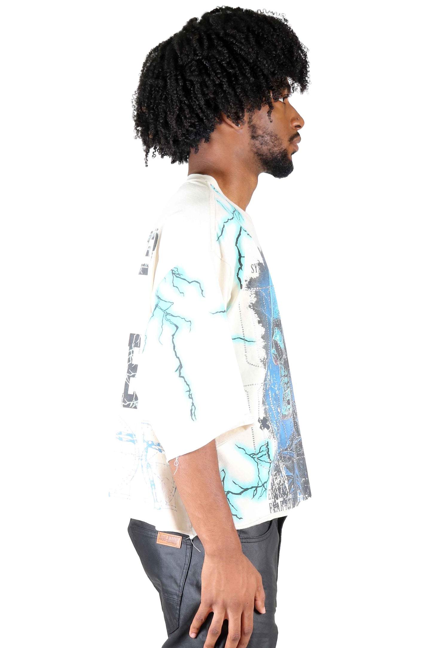 TEEK - TERRABLAST S/N Jersey 3/4 Sleeve Crop Top Tee TOPS TEEK LTK