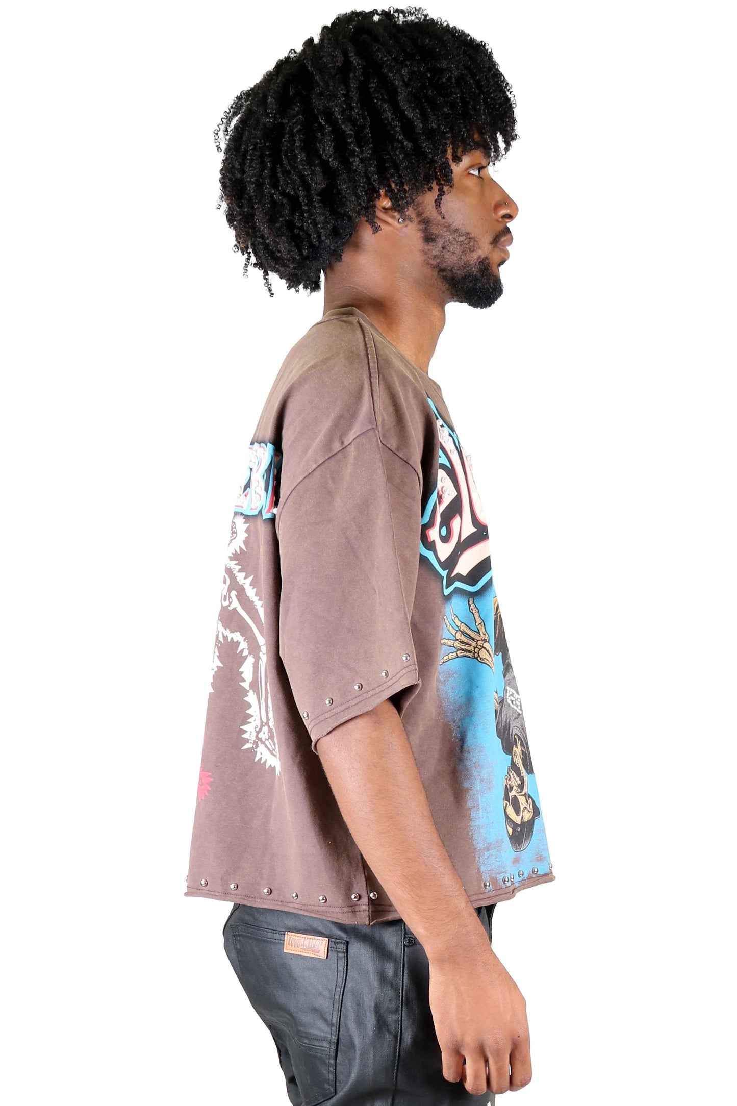 TEEK - CENSIUS S/N Jersey 3/4 Sleeve Crop Top Tee TOPS TEEK LTK