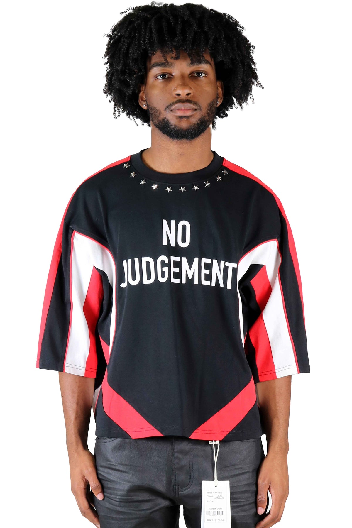 TEEK - LARITA S/N Jersey 3/4 Sleeve Crop Top Tee TOPS TEEK LTK S